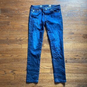 AG Adriano Goldschmied Middi Mid-Rise Legging Jeans